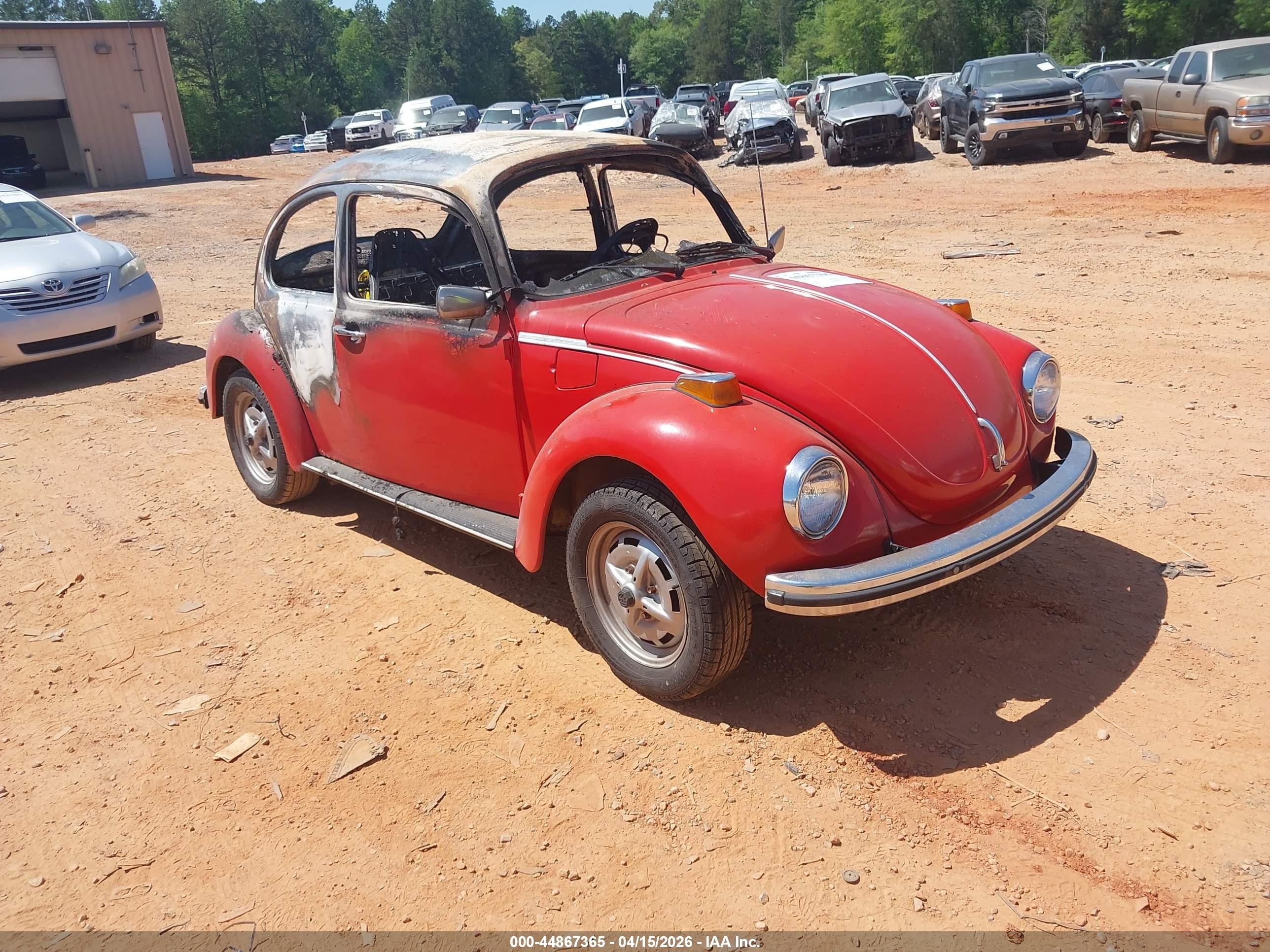 1973 Volkswagen Beetle   Оранжевый vin: 1332331284       
