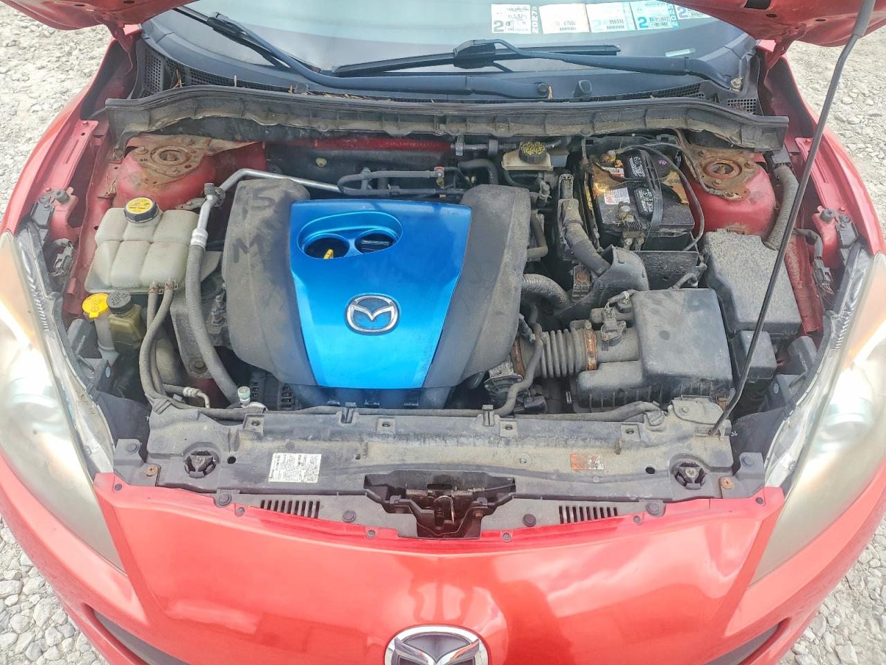 2013 Mazda 3 I Red vin: JM1BL1MP0D1823119