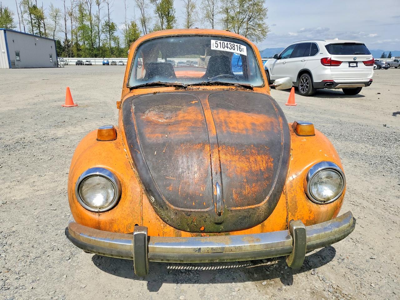 1973 Volkswagen Beetle Orange vin: 1332417921