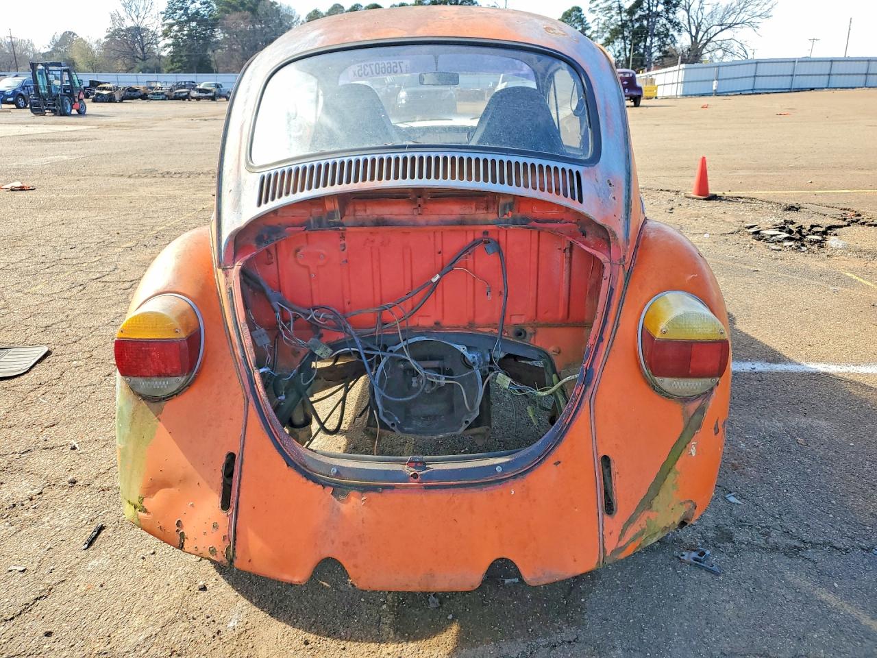1973 Volkswagen Beetle Оранжевый vin: 1332516808