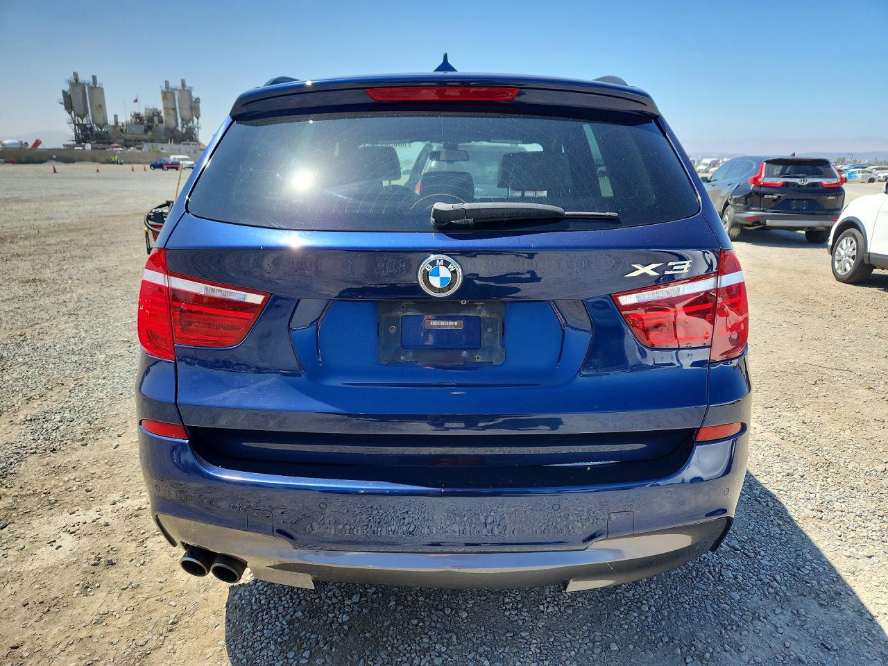 2014 Bmw X3 Xdrive28i Blue vin: 5UXWX9C56E0D31224