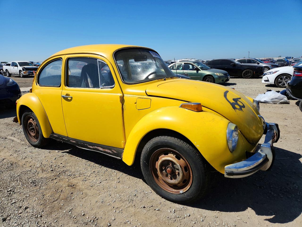 1973 Volkswagen Bettle Yellow vin: 1332747790