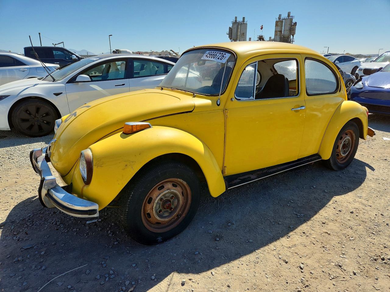 1973 Volkswagen Bettle Yellow vin: 1332747790