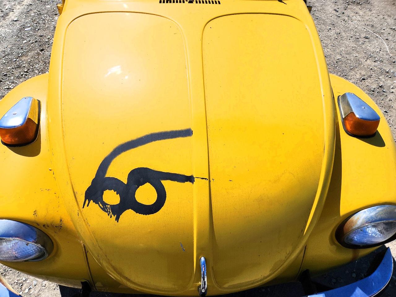 1973 Volkswagen Bettle Yellow vin: 1332747790