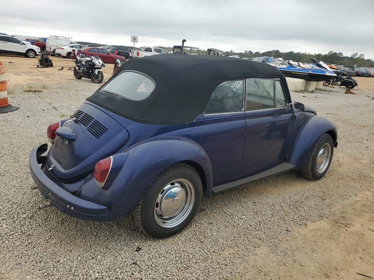 1973 Volkswagen Super Beet Синий vin: 1332819300