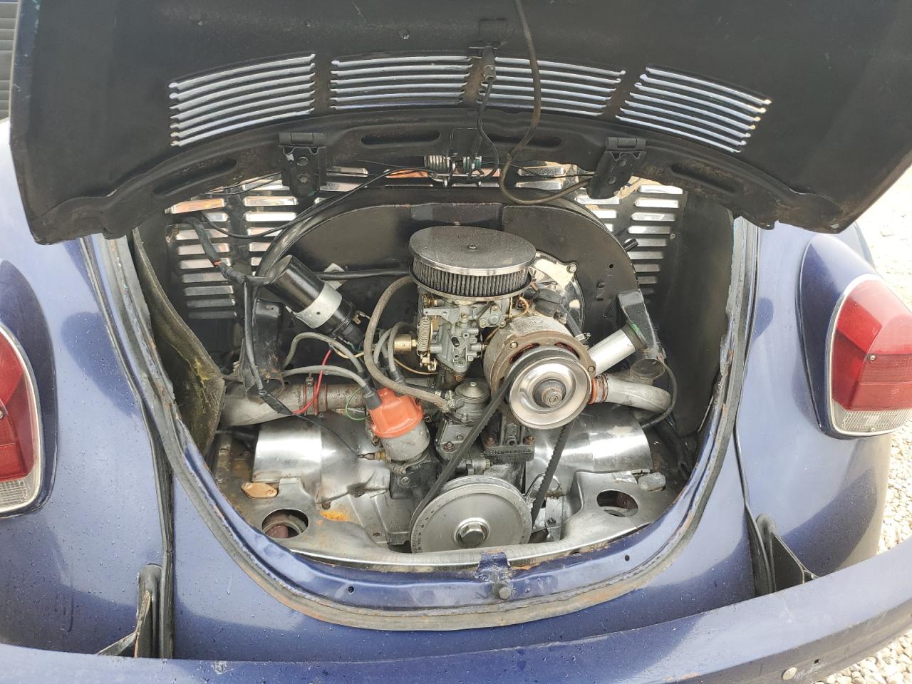 1973 Volkswagen Super Beet Синий vin: 1332819300