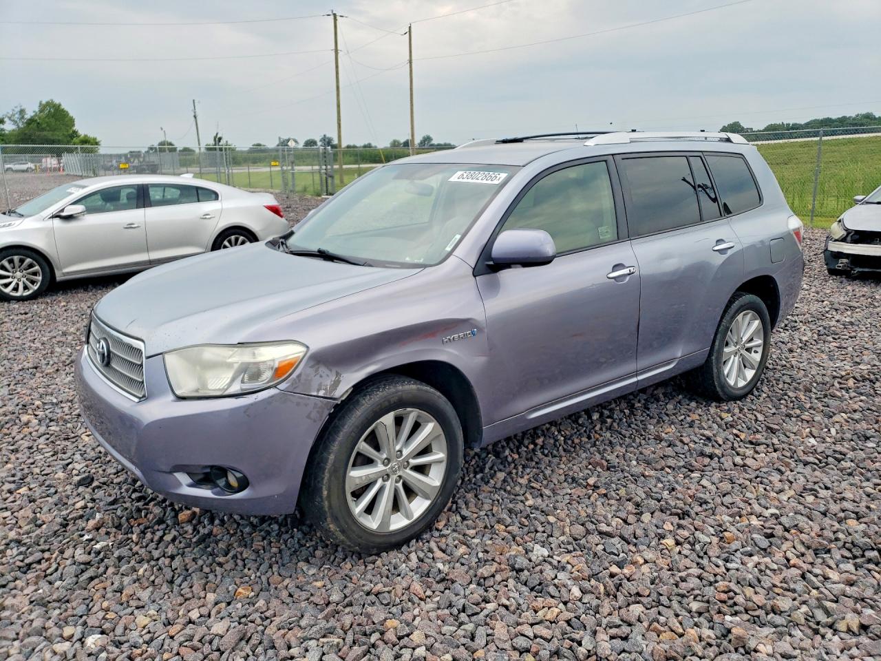 2008 Toyota Highlander Hybrid Серый vin: JTEEW41A482009847