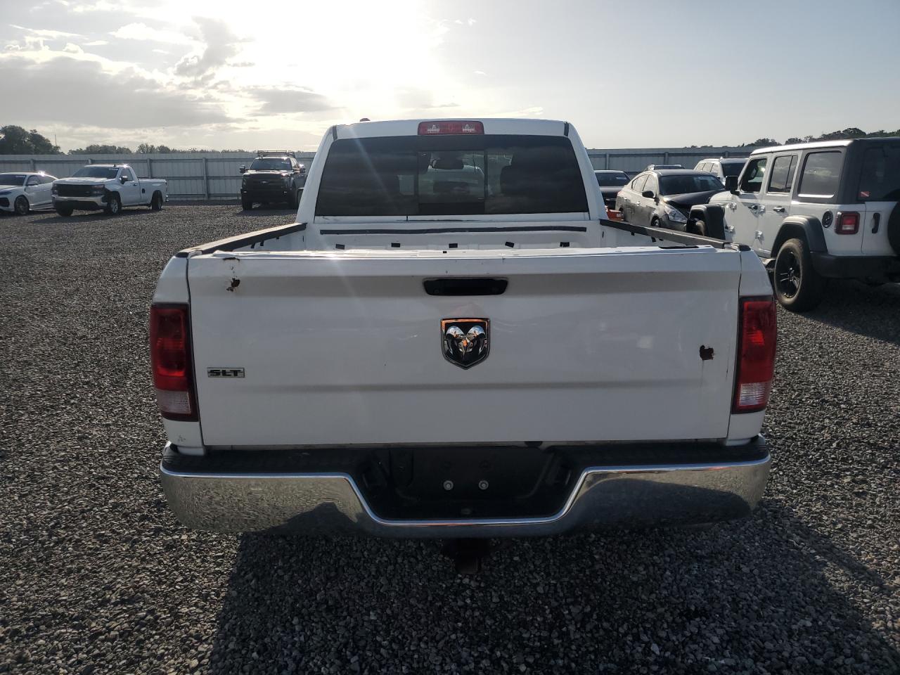 2013 Ram 1500 Slt White vin: 1C6RR6GG3DS679850