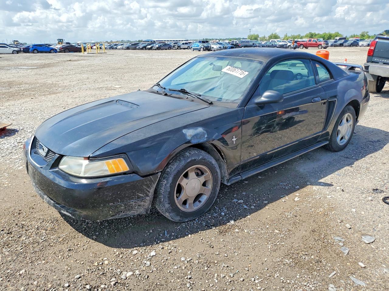 2003 Ford Mustang Black vin: 1FAFP40433F393712