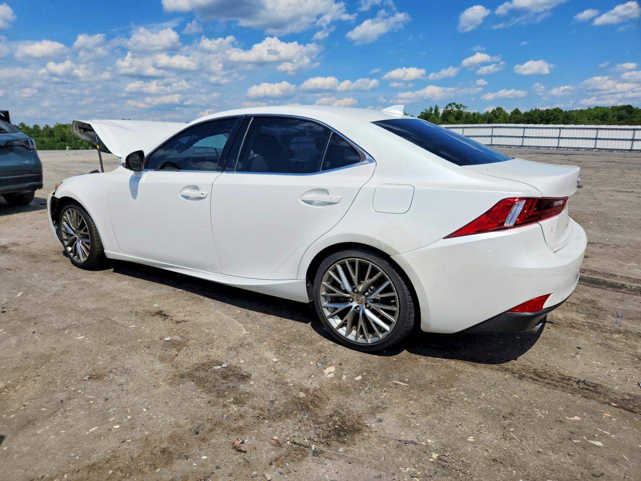 2014 Lexus Is 250 White vin: JTHCF1D22E5015234