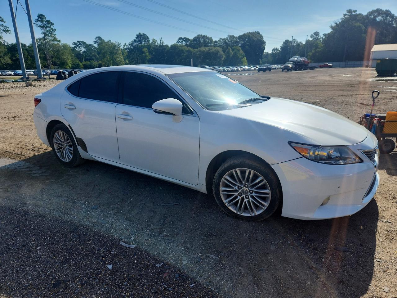 2014 Lexus Es 350 White vin: JTHBK1GG8E2133160
