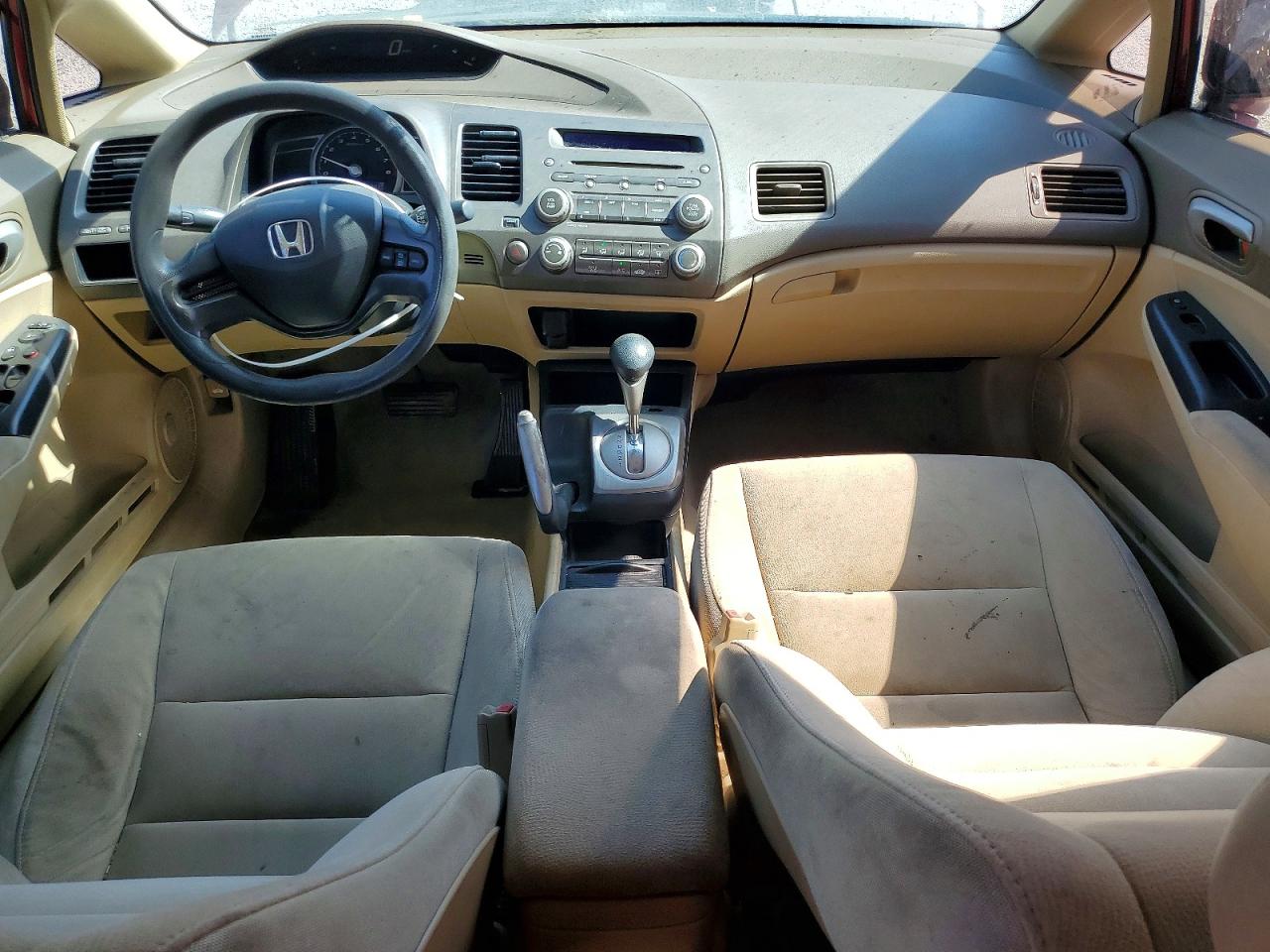 2008 Honda Civic Lx Maroon vin: 2HGFA16588H518981