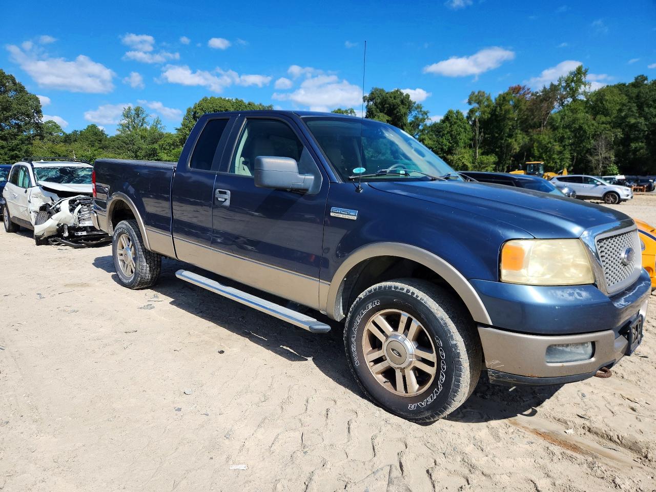 2005 Ford F150 Blue vin: 1FTPX14585FB73968