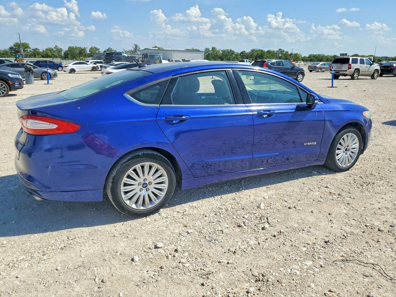 2013 Ford Fusion Se Hybrid Blue vin: 3FA6P0LU4DR234707