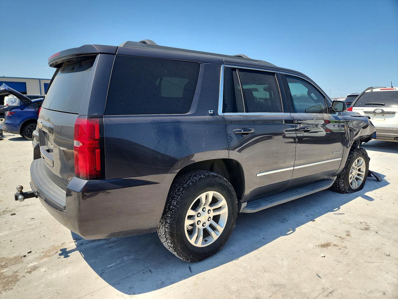 2015 Chevrolet Tahoe K1500 Lt Charcoal vin: 1GNSKBKC2FR280215