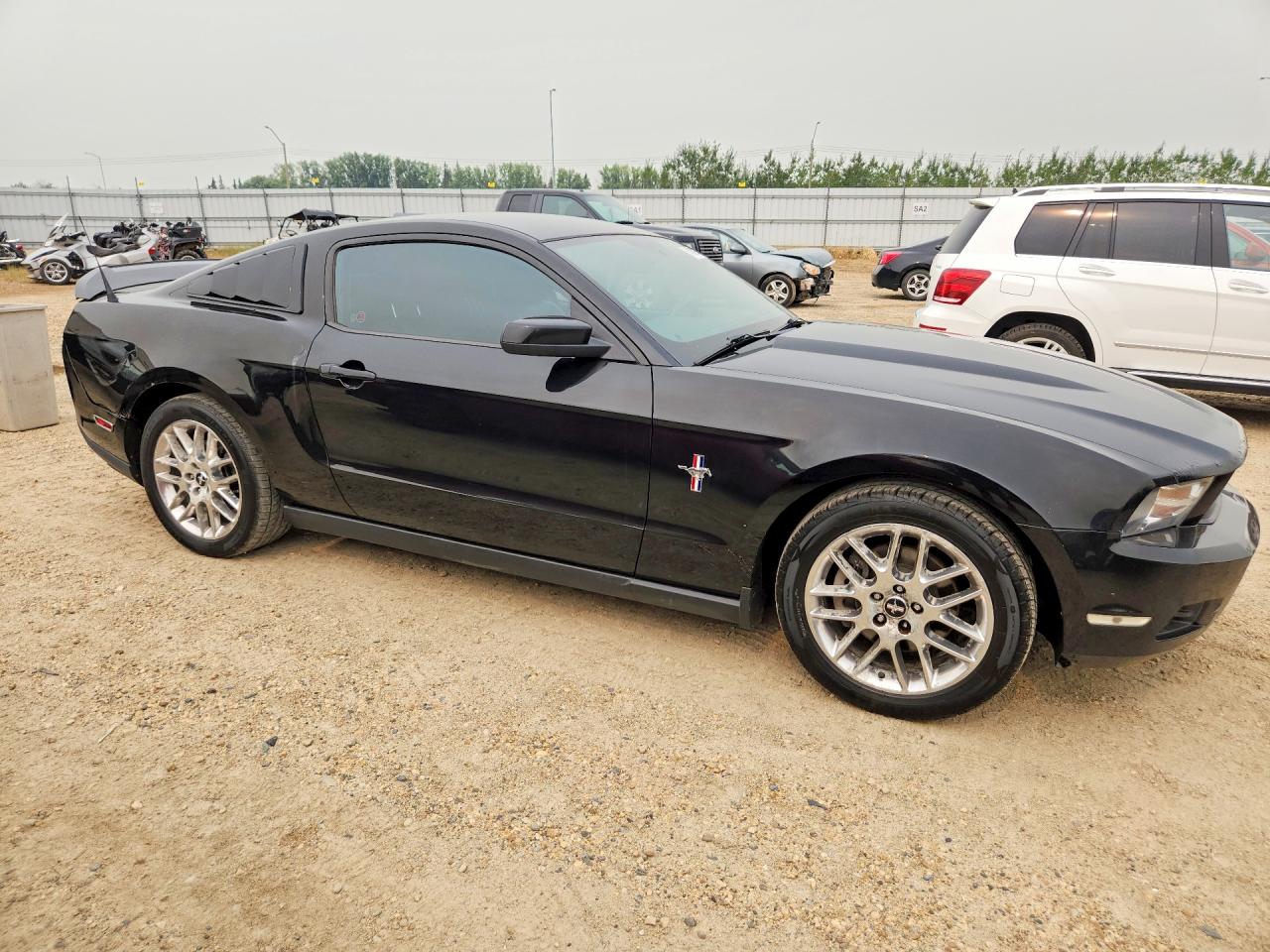 2012 Ford Mustang Black vin: 1ZVBP8AM9C5219144