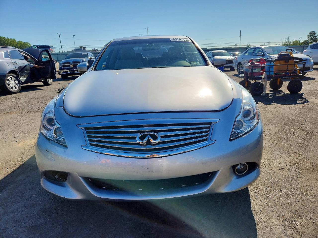 2010 Infiniti G37 Sedan X Silver vin: JN1CV6AR2AM452592