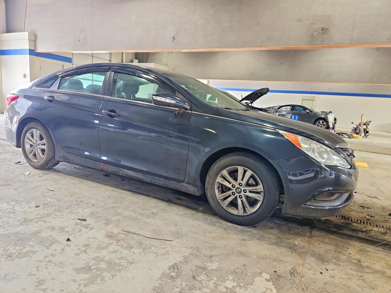 2014 Hyundai Sonata Gls Gray vin: 5NPEB4AC7EH881631