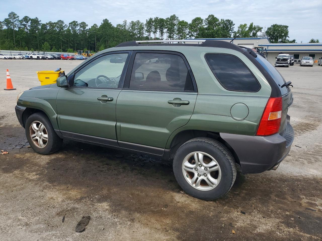 2007 Kia Sportage Lx Зеленый vin: KNDJF723577341978