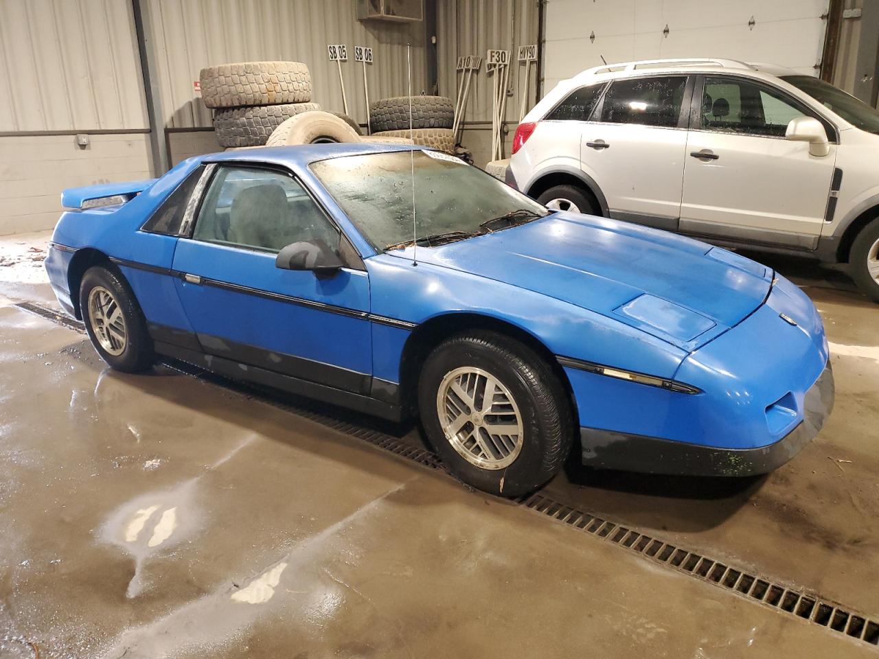 1987 Pontiac Fiero Se Blue vin: 1G2PF11R6HP237261