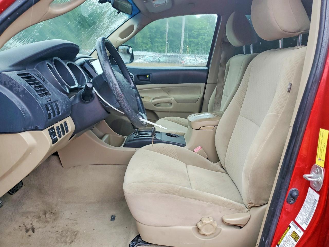 2009 Toyota Tacoma Double Cab Prerunner Red vin: 3TMJU62N99M077691