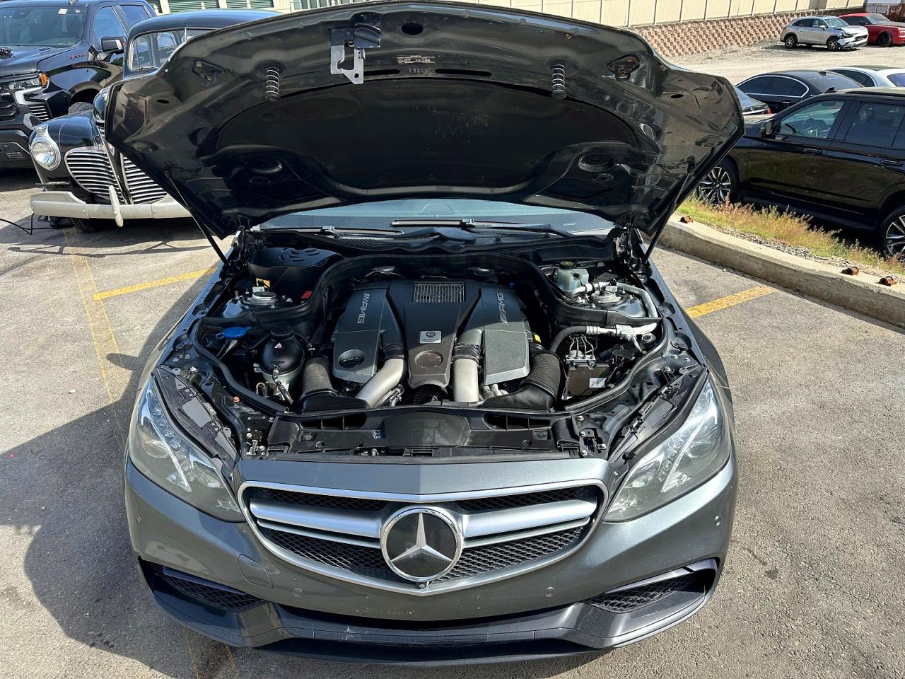2014 Mercedes-benz E 63 Amg-s Серый vin: WDDHF7GB6EA940456