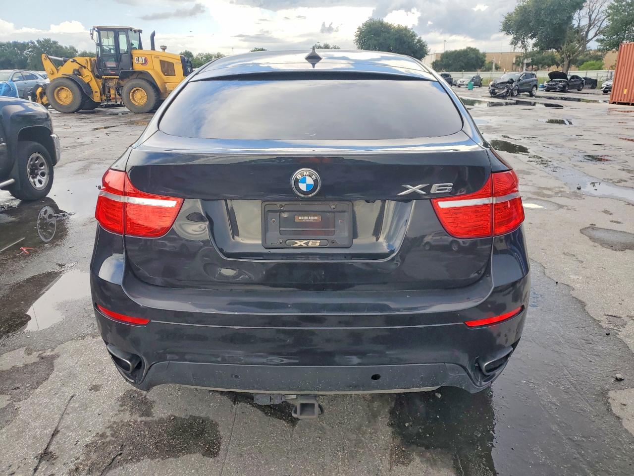 2012 Bmw X6 Xdrive50i Black vin: 5UXFG8C58CL590834