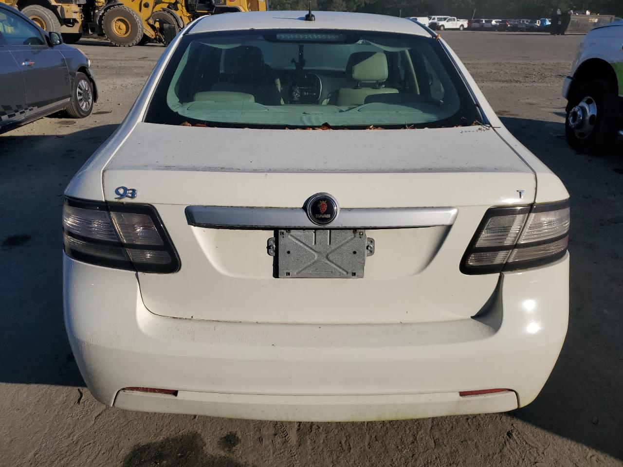 2009 Saab 9-3 2.0t White vin: YS3FB49Y391004063