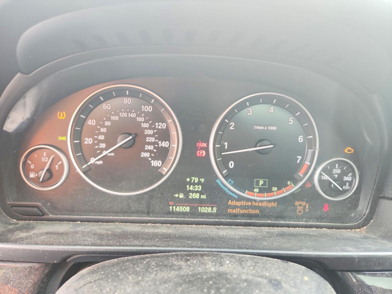 2014 Bmw 535 I Blue vin: WBA5B1C56ED478448