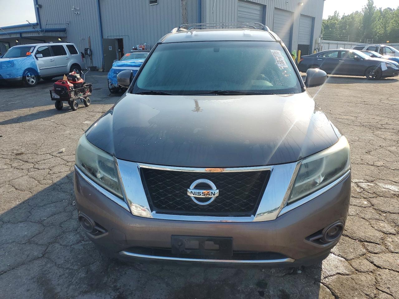 2013 Nissan Pathfinder S Gray vin: 5N1AR2MN1DC610131