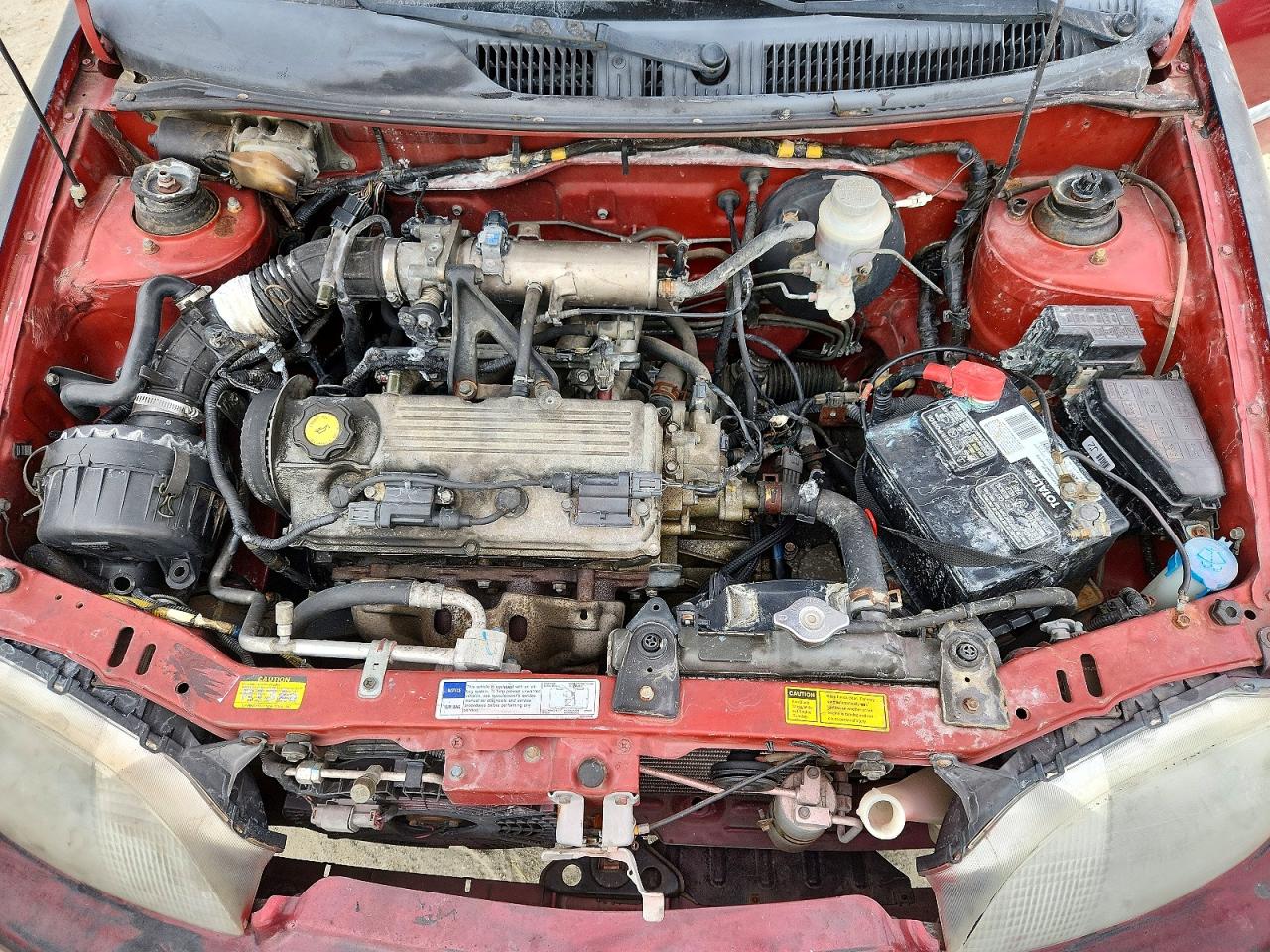 2000 Chevrolet Metro Lsi Бордовый vin: 2C1MR5224Y6721036