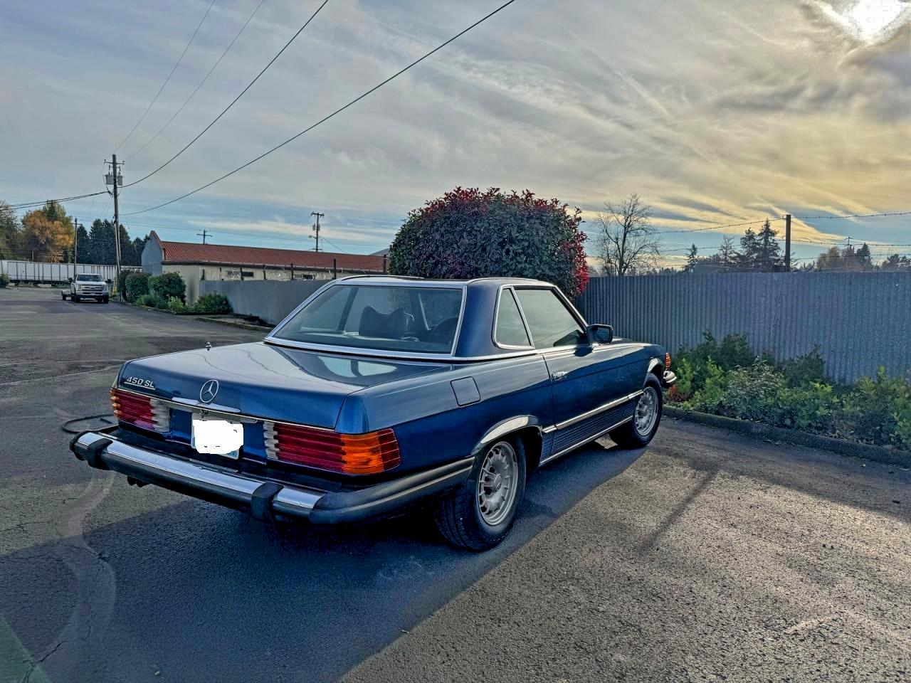1977 Mercedes Benz 450 Sl Blue vin: 10704412040681