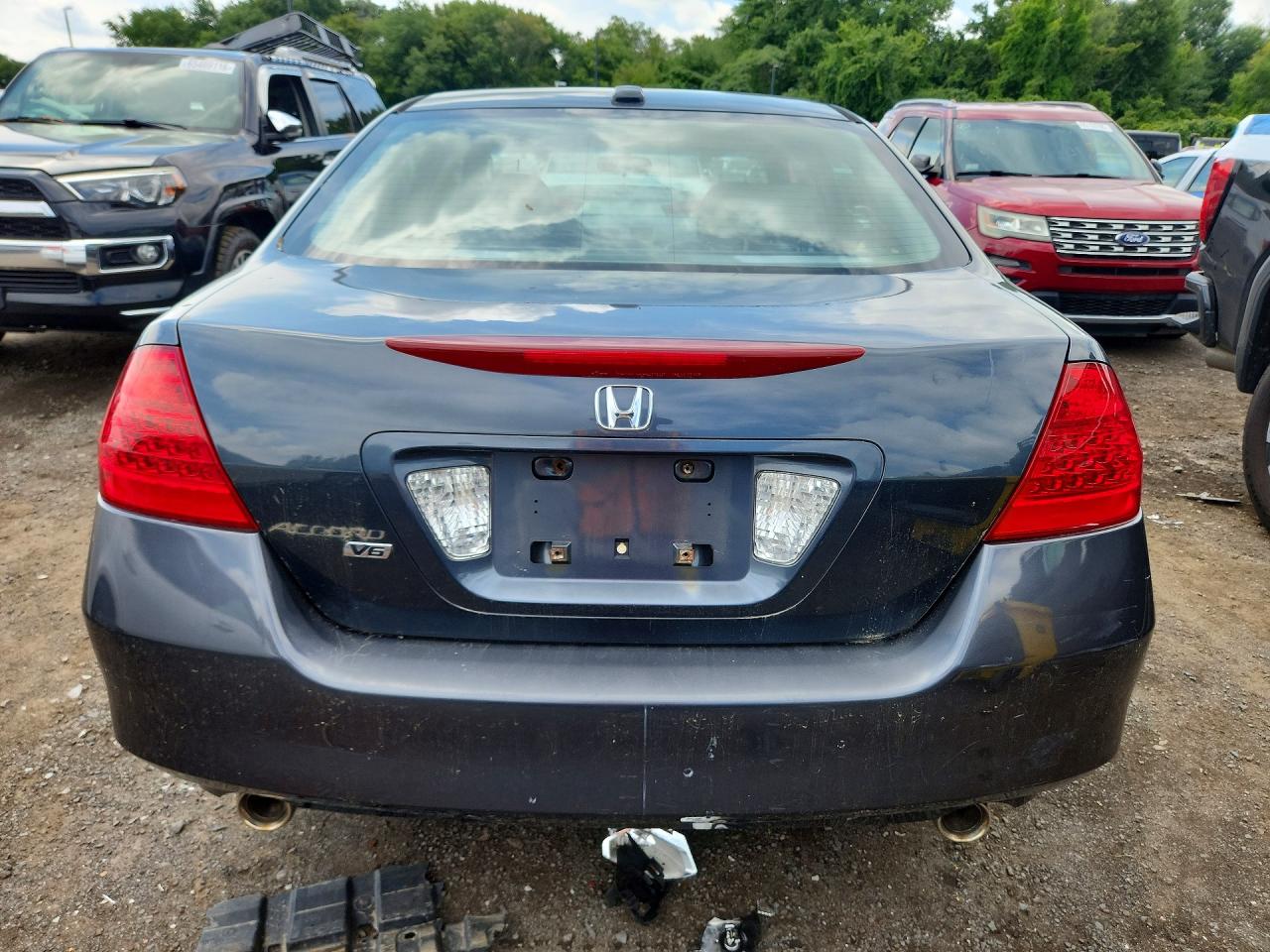 2007 Honda Accord Ex Gray vin: 1HGCM66567A071555