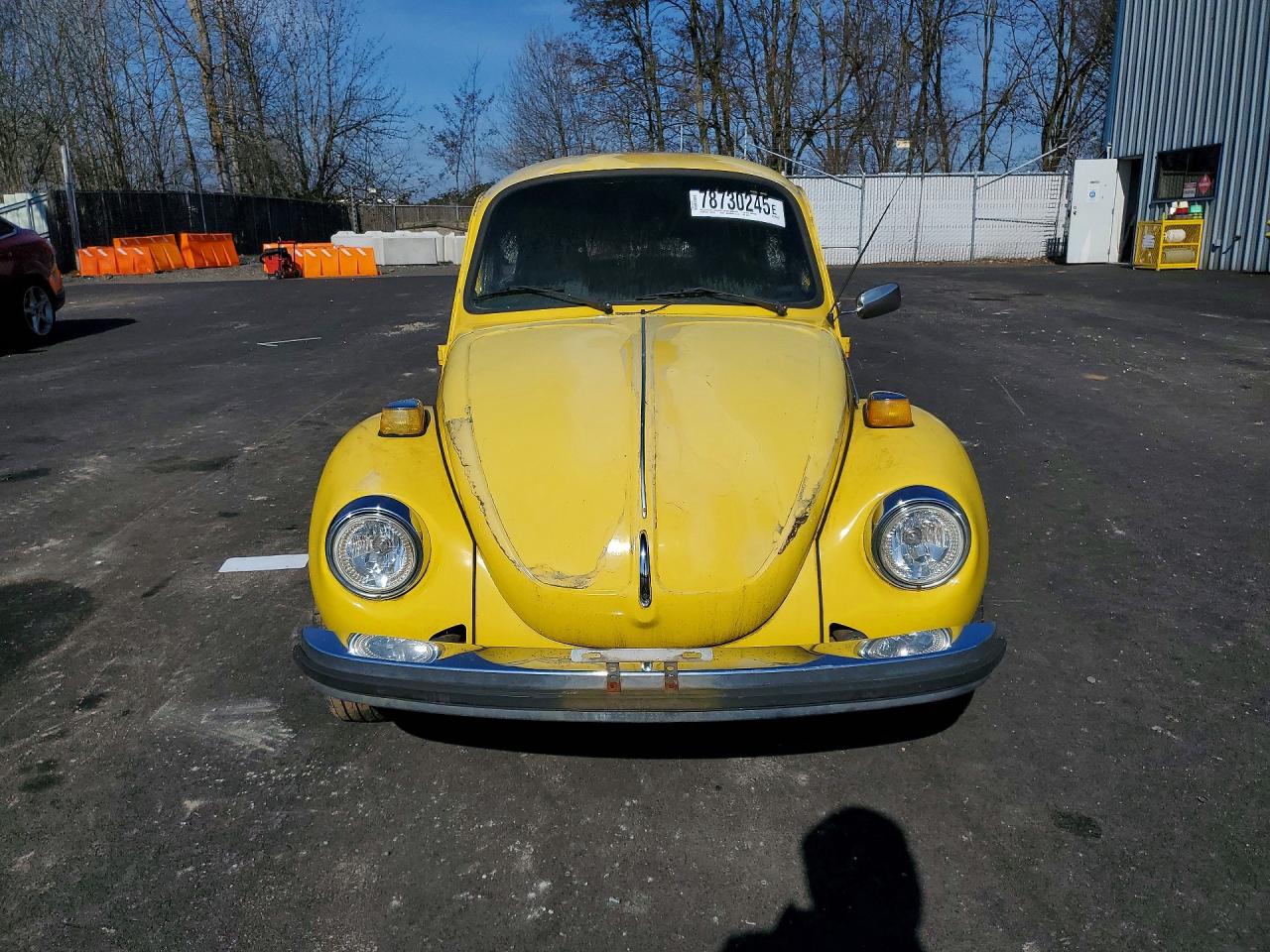 1974 Volkswagen Beetle Yellow vin: 1342089757