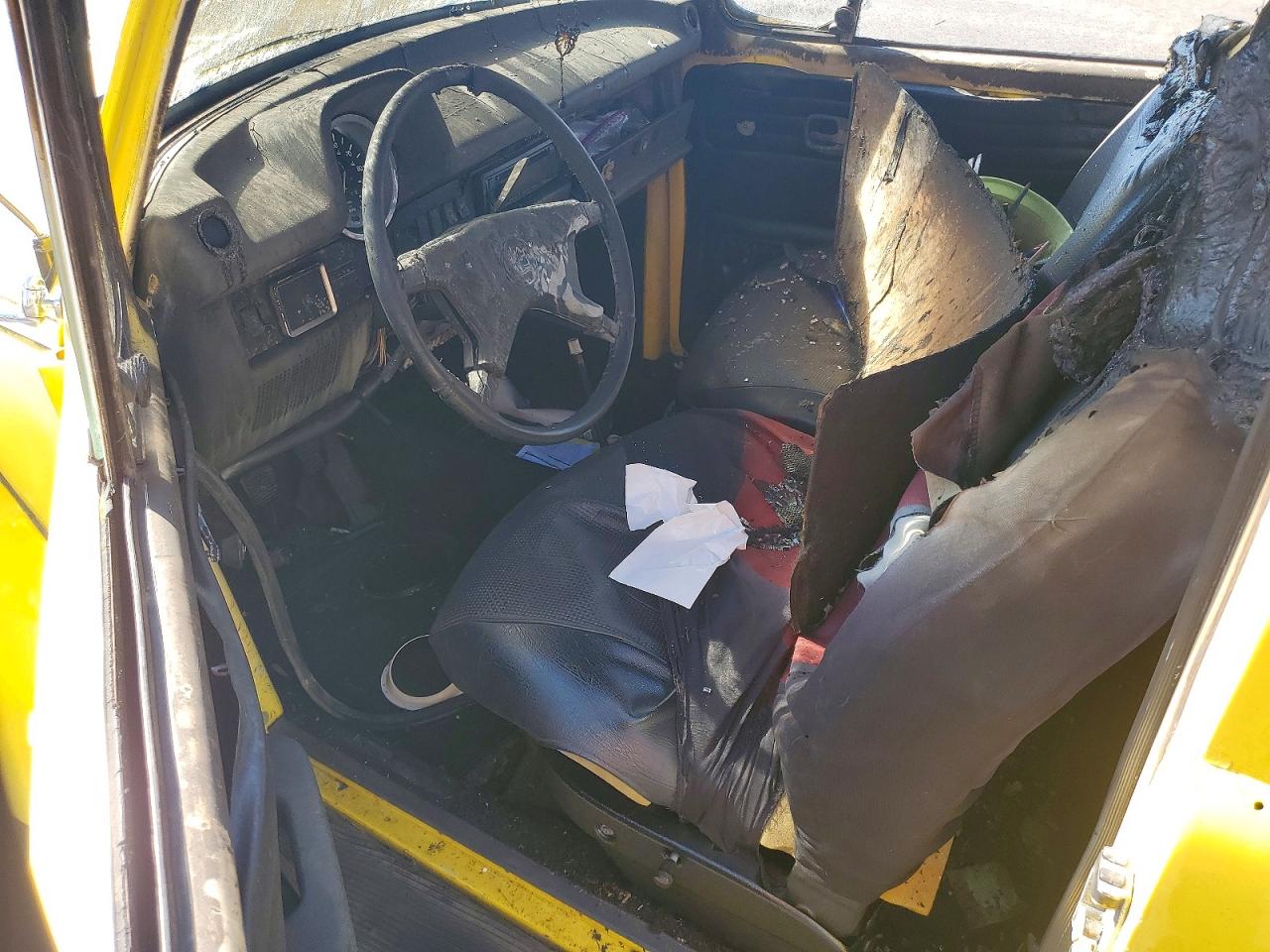 1974 Volkswagen Beetle Yellow vin: 1342089757
