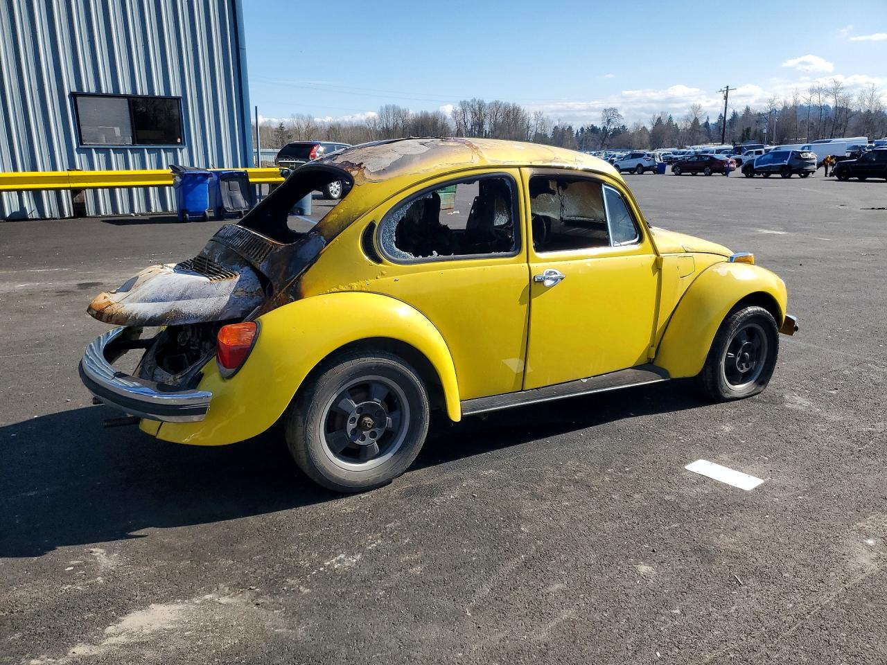 1974 Volkswagen Beetle Yellow vin: 1342089757