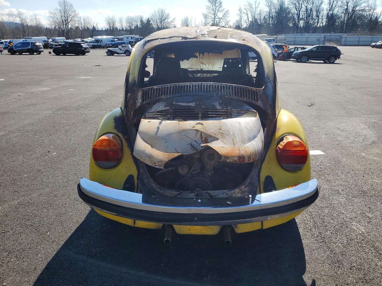 1974 Volkswagen Beetle Yellow vin: 1342089757
