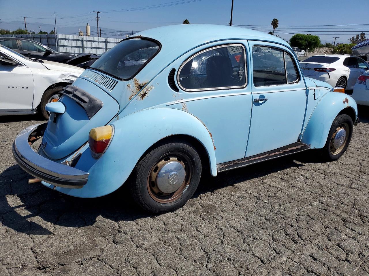 1974 Volkswagen Beetle Blue vin: 1342095447