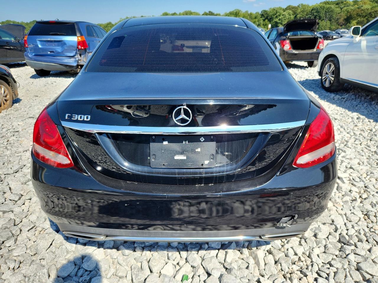 2015 Mercedes-benz C 300 Black vin: 55SWF4JB2FU088008