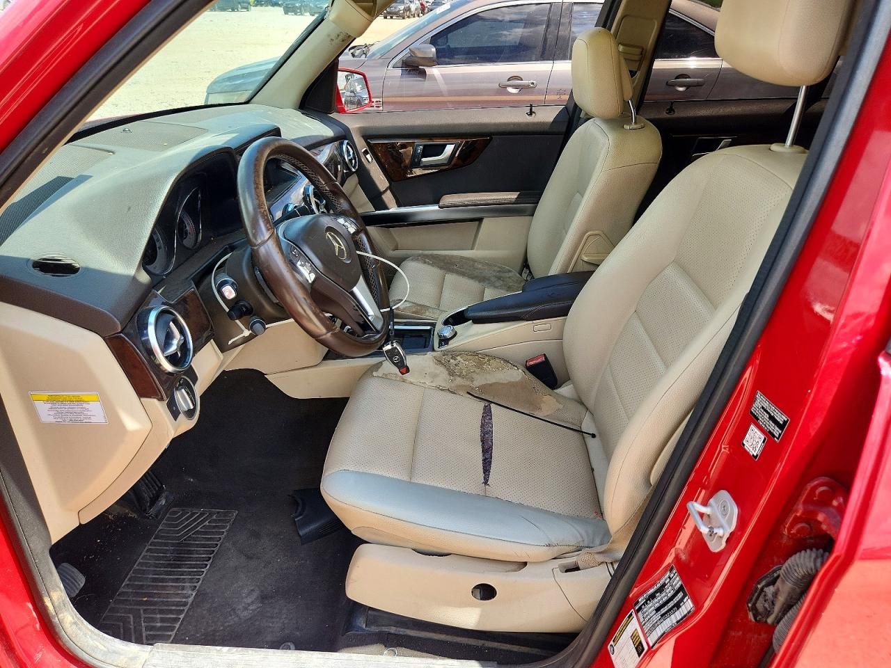 2014 Mercedes-benz Glk 350 Red vin: WDCGG5HB4EG323375