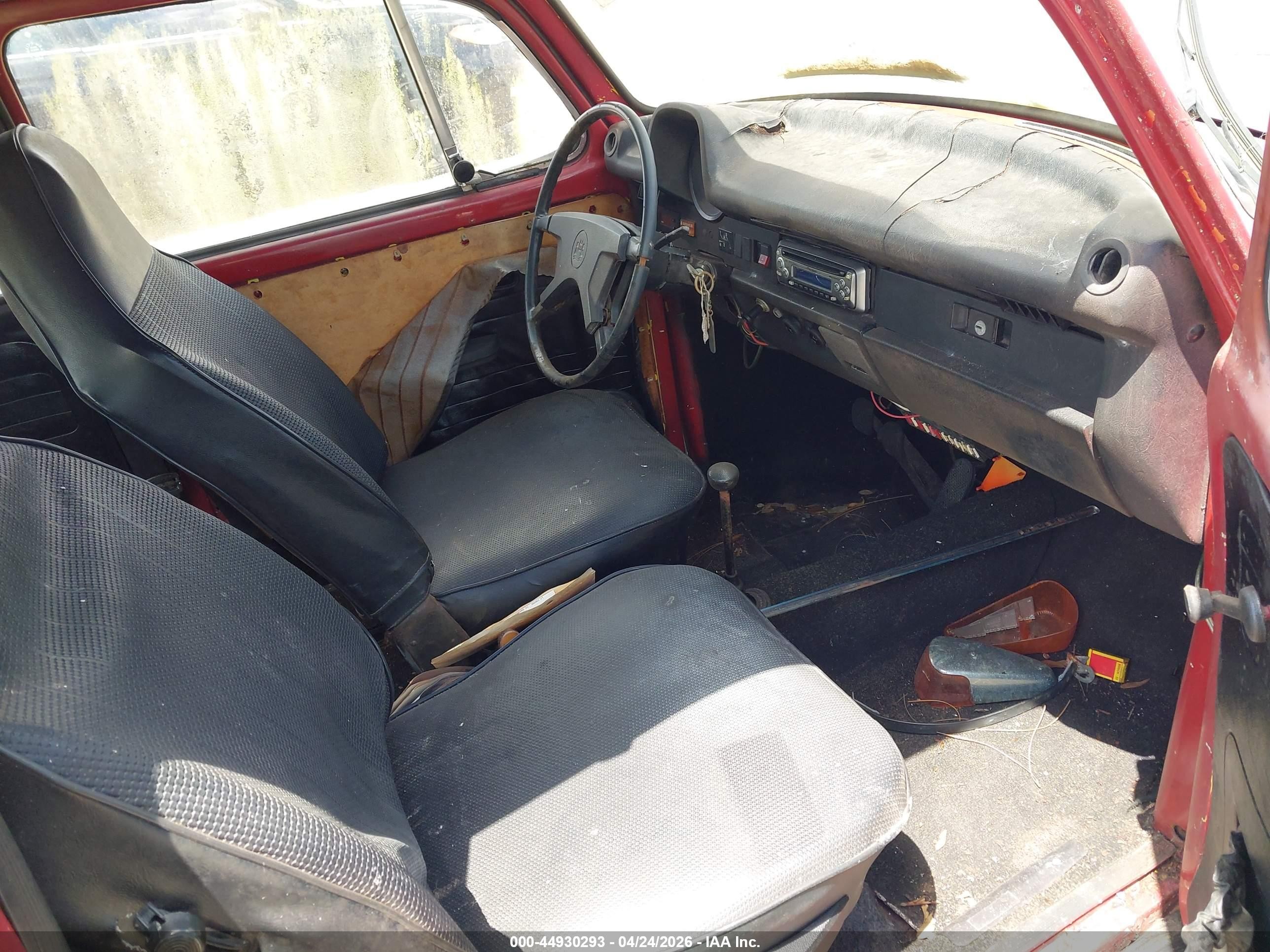 1974 Volkswagen Beetle Red vin: 1342506513