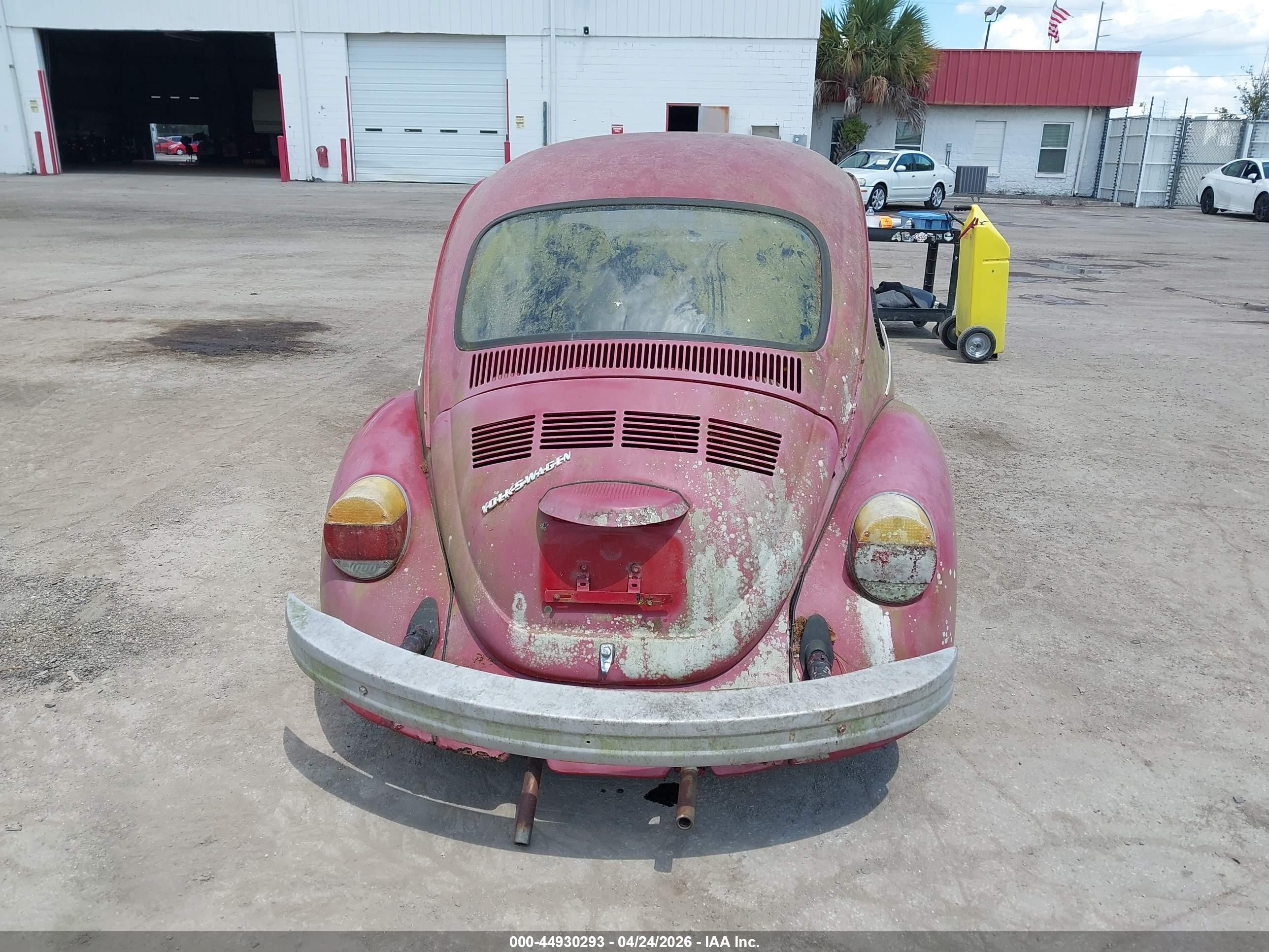1974 Volkswagen Beetle Red vin: 1342506513