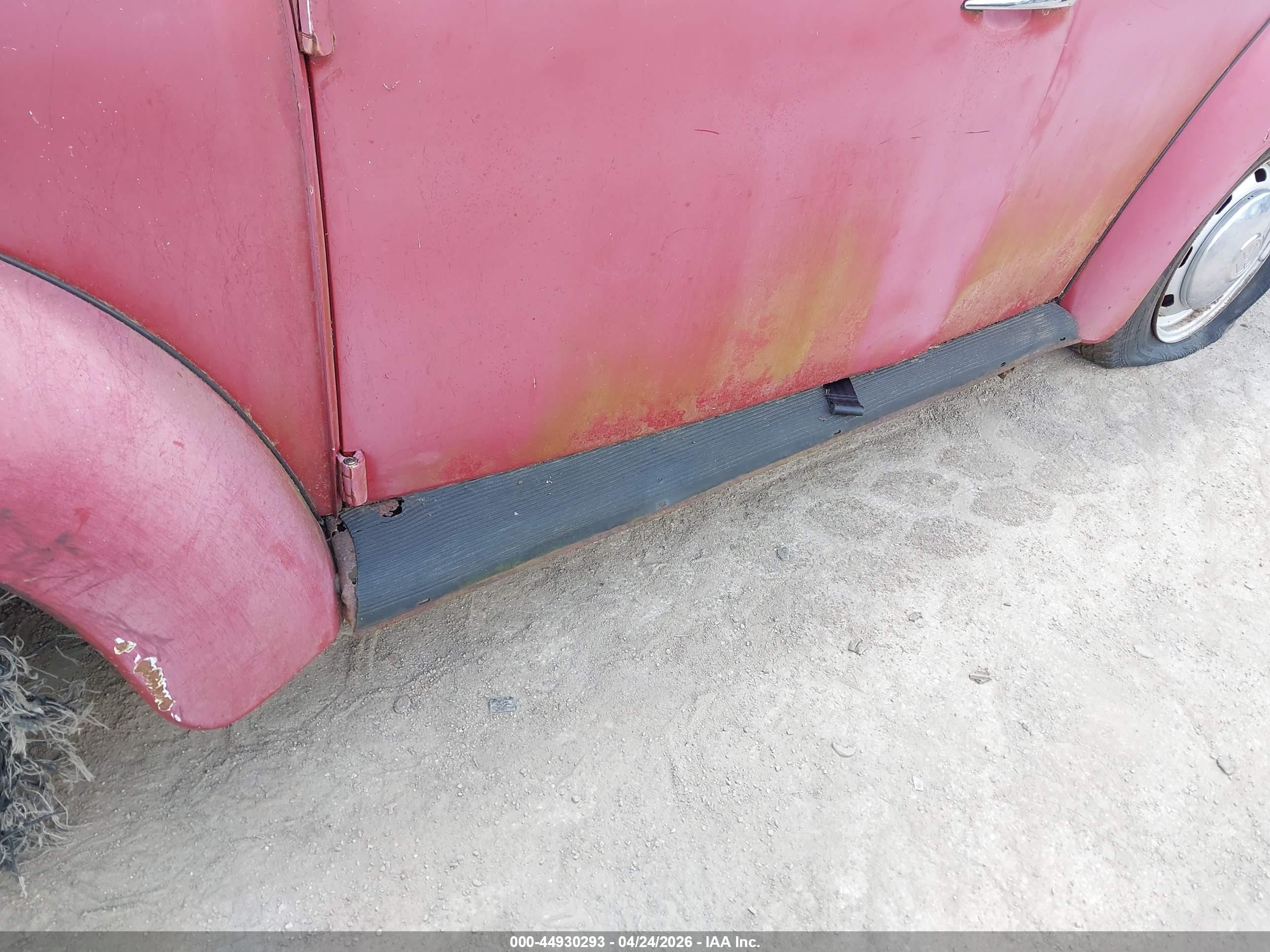 1974 Volkswagen Beetle Red vin: 1342506513
