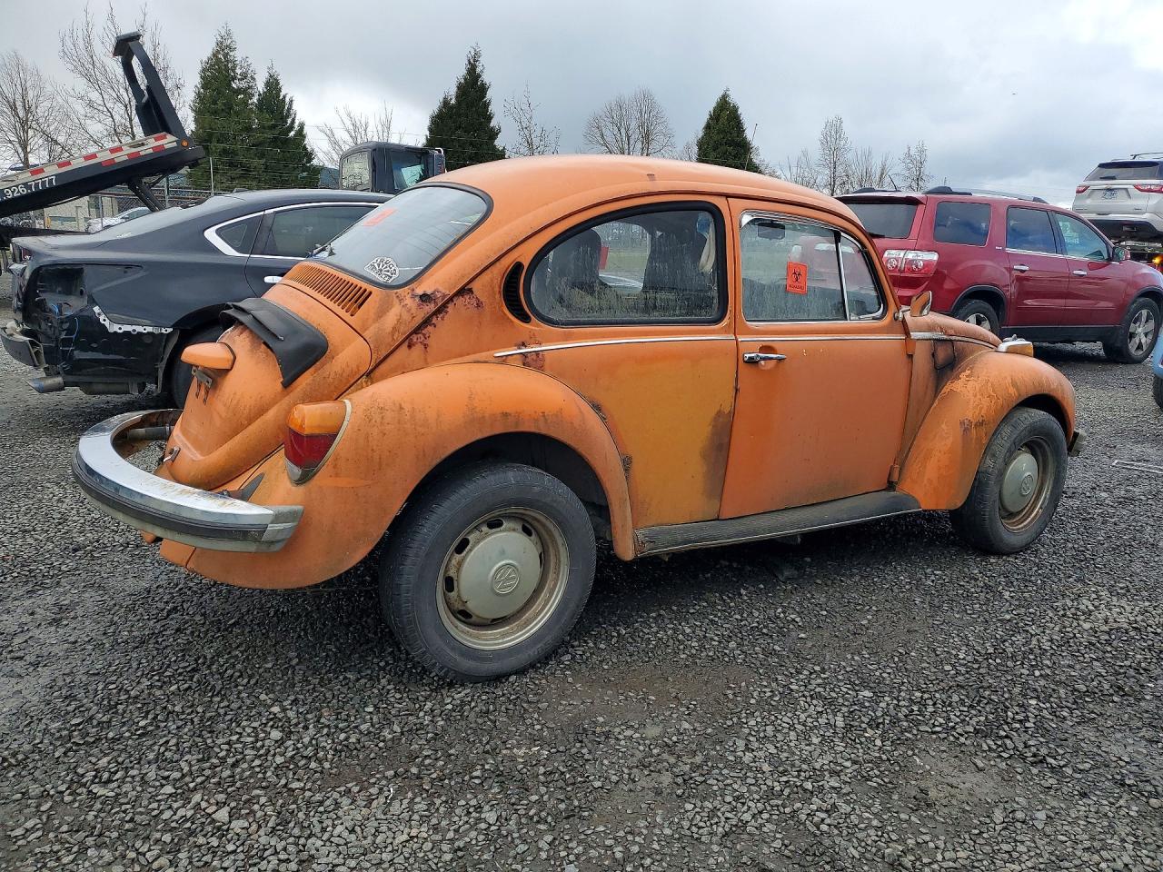 1974 Volkswagen Beatle Orange vin: 1342599714