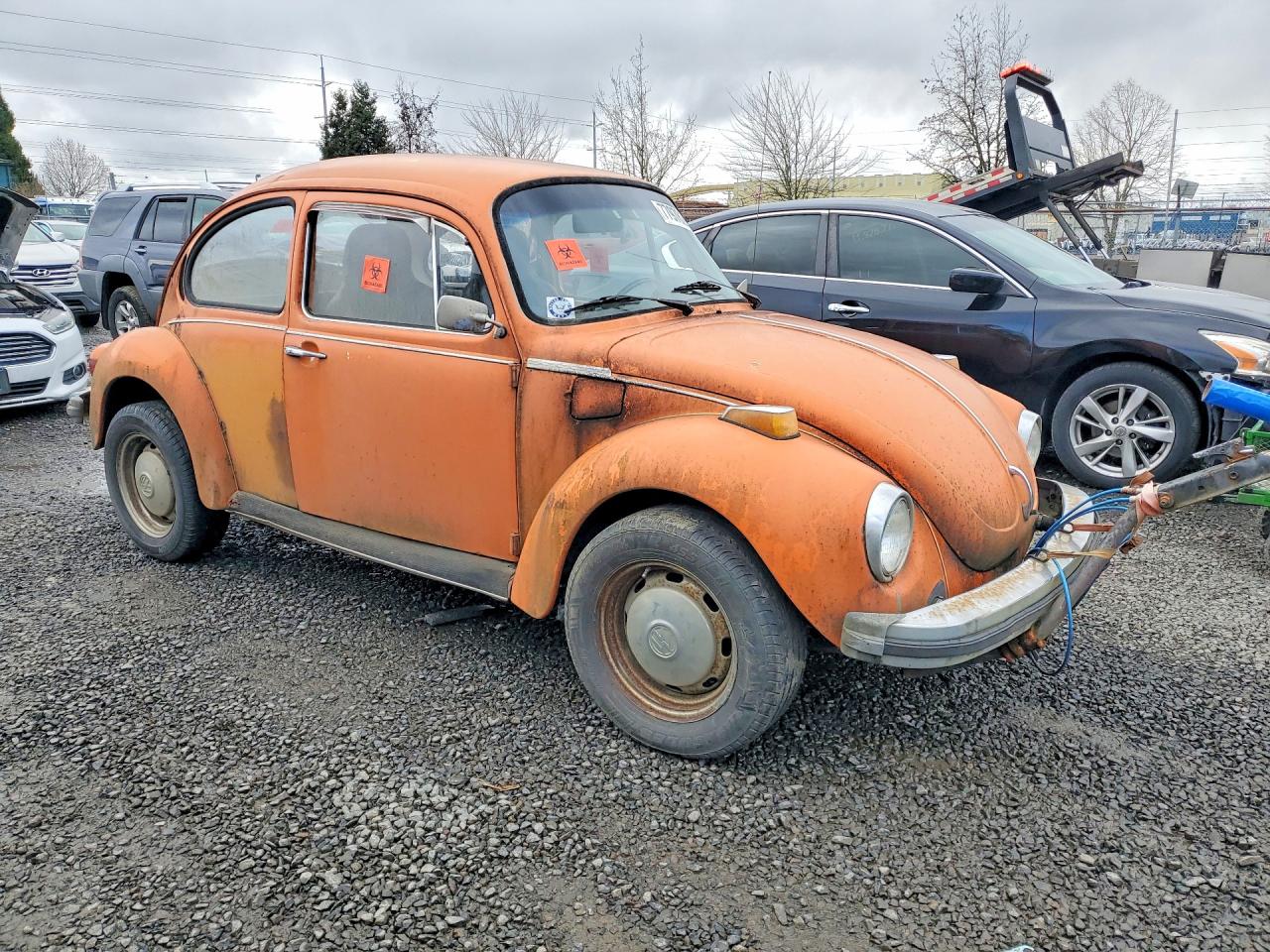 1974 Volkswagen Beatle Orange vin: 1342599714