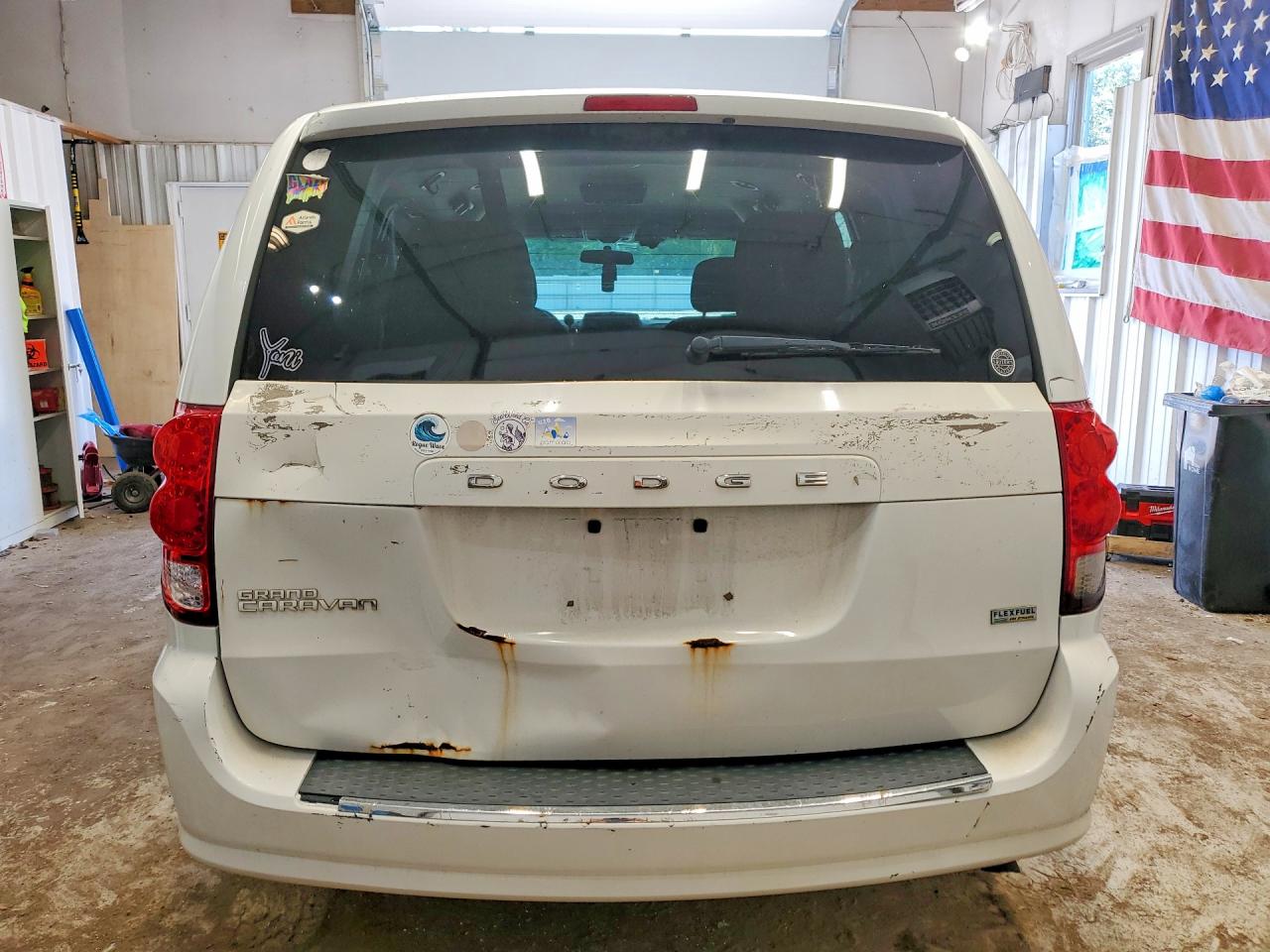 2014 Dodge Grand Caravan Se Белый vin: 2C4RDGBG1ER260693