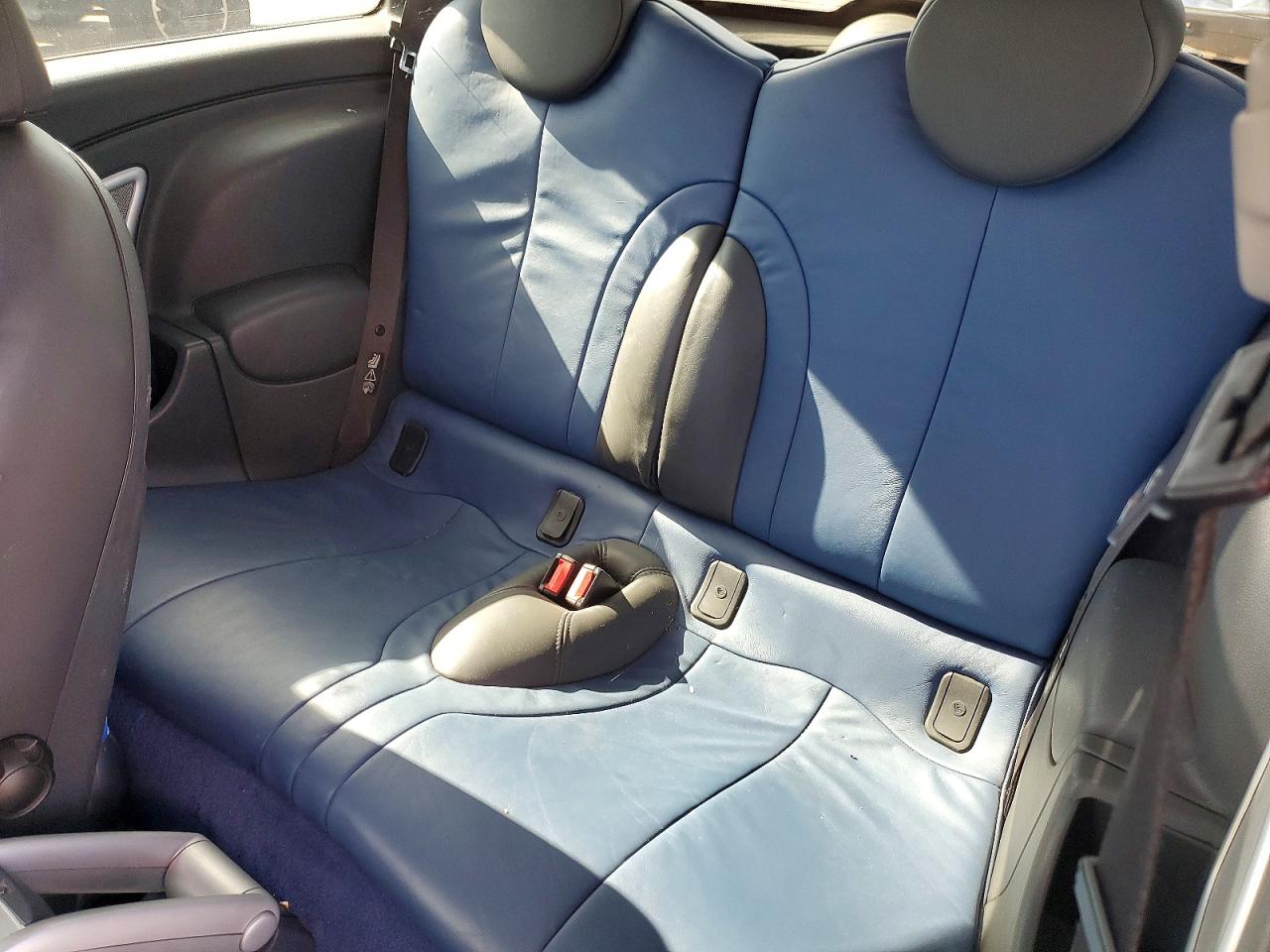 2006 Mini Cooper S Синий vin: WMWRE33546TJ35780