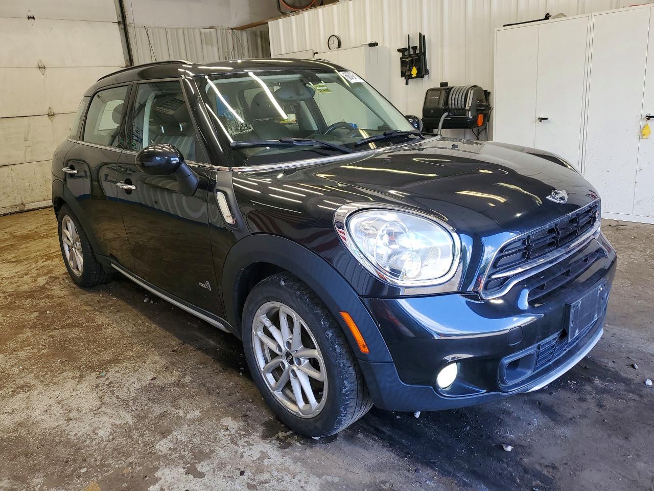 2015 Mini Cooper S Countryman Black vin: WMWZC5C53FWP42785