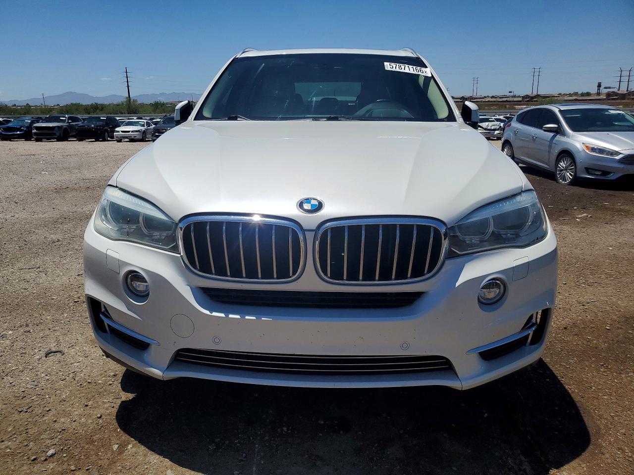 2014 Bmw X5 Sdrive35i White vin: 5UXKR2C55E0C00396