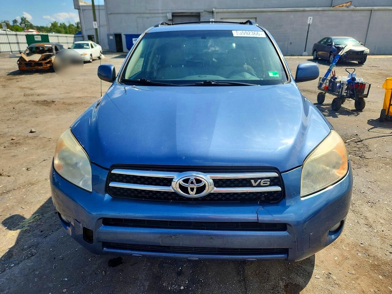 2007 Toyota Rav4 Limited Blue vin: JTMBK31V575012852